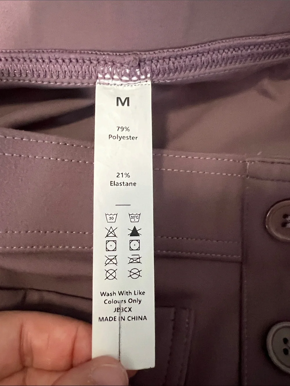Women’s Pull On Purple Bootleg Pant Size Medium